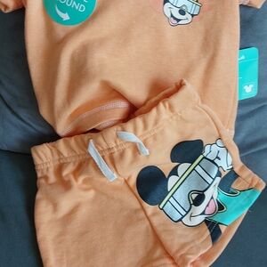 Disney Kids Vibrant Orange Shorts